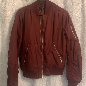 Top Shop bomber burgundy